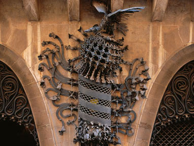 Palau Guell wrought iron sculpture