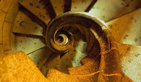 Sagrada Familia spiral staircase
