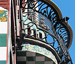 Casa Vicens balcony closeup